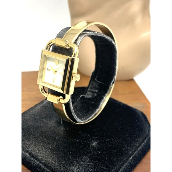 Tory Burch Women's Watch TBW7257 Petite Cream Dial Quartz Bangle Gold Steel - Picture 2 of 14